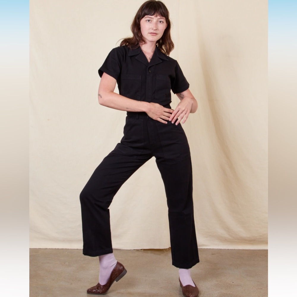 Big Bud Press Black Short Sleeve Jumpsuit 🐈‍⬛
